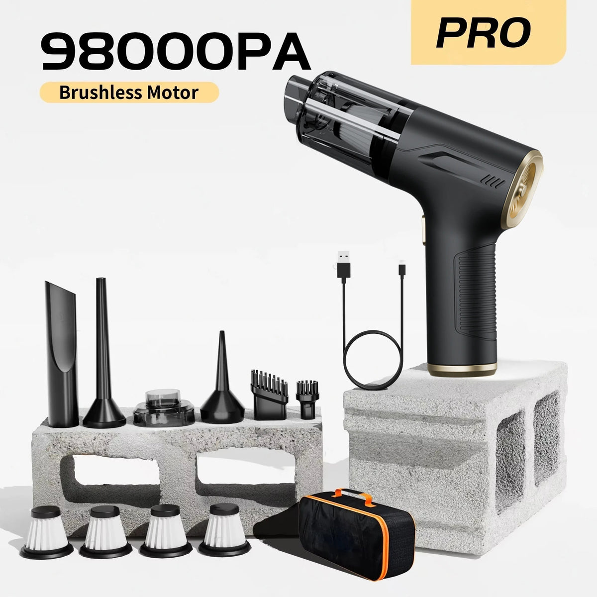 Cordless Handheld Car Vacuum Cleaner