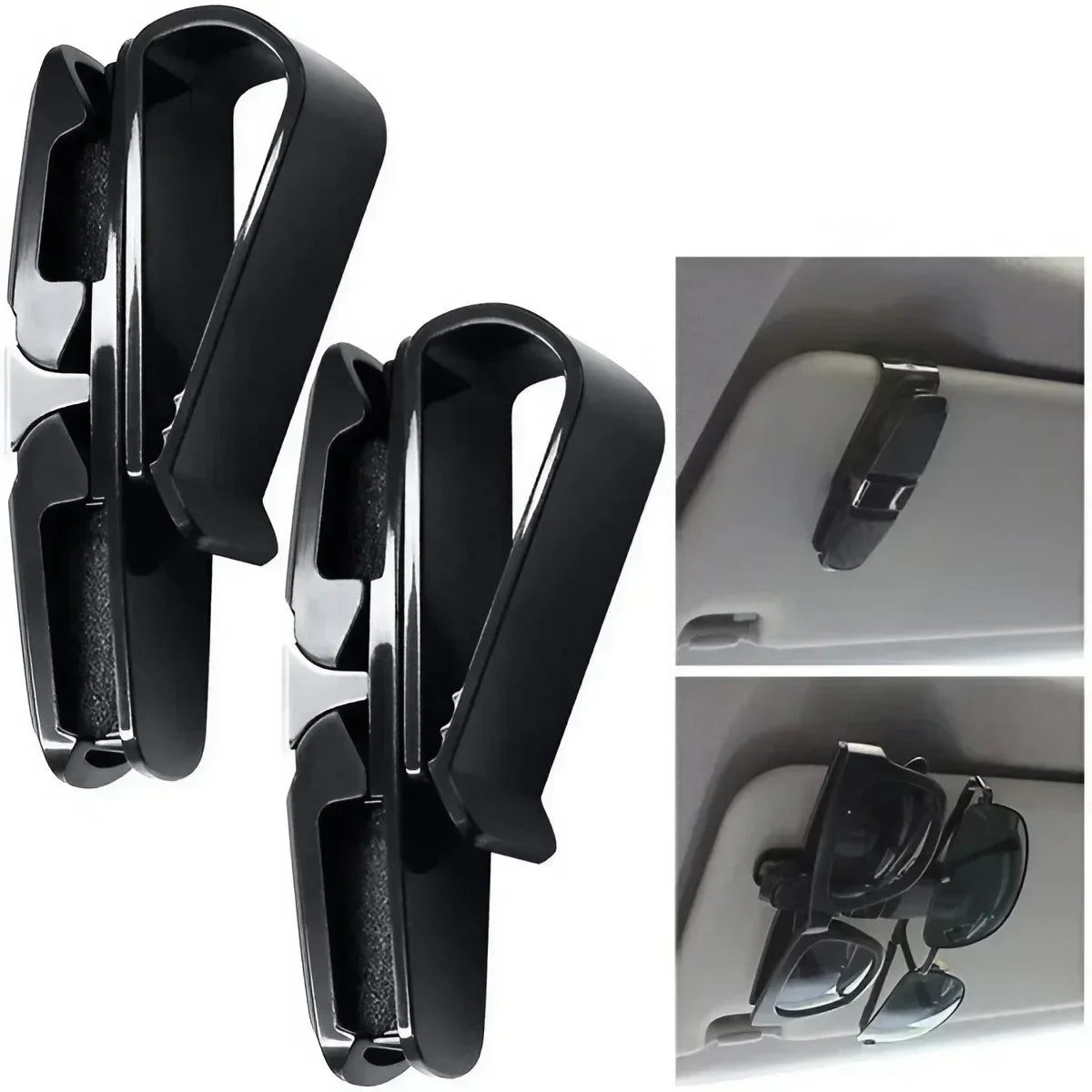 Rotating Car Sun Visor Sunglasses Holder