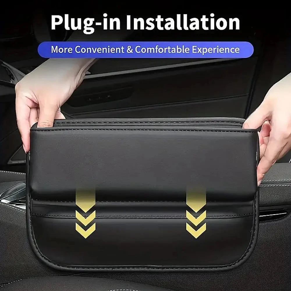 PU Leather Car Seat Gap Organizer