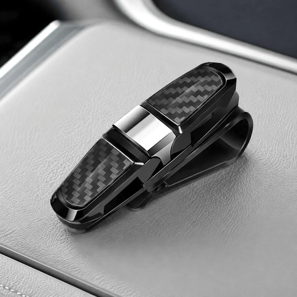 Rotating Car Sun Visor Sunglasses Holder
