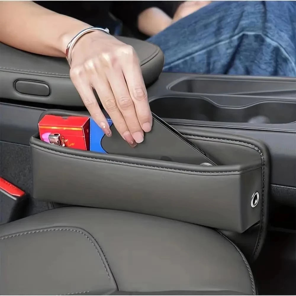 PU Leather Car Seat Gap Organizer