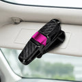 Rotating Car Sun Visor Sunglasses Holder