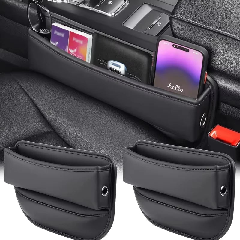 PU Leather Car Seat Gap Organizer