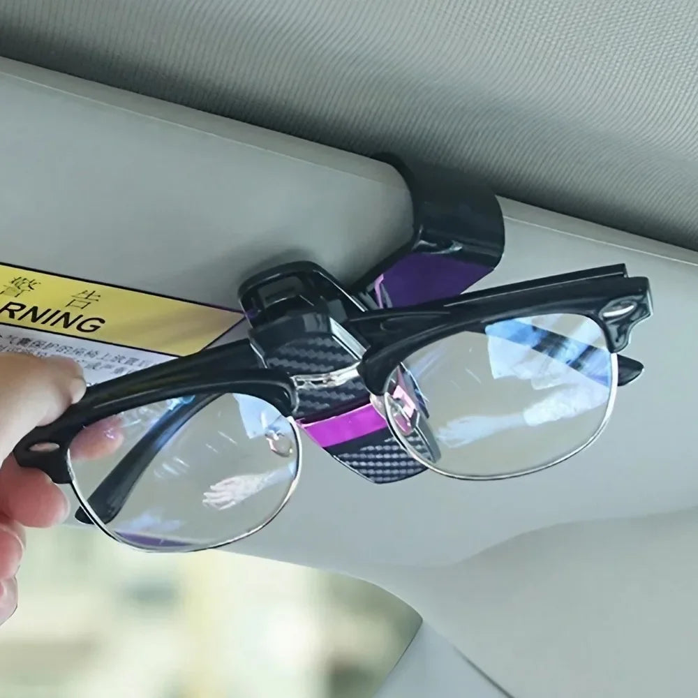 Rotating Car Sun Visor Sunglasses Holder
