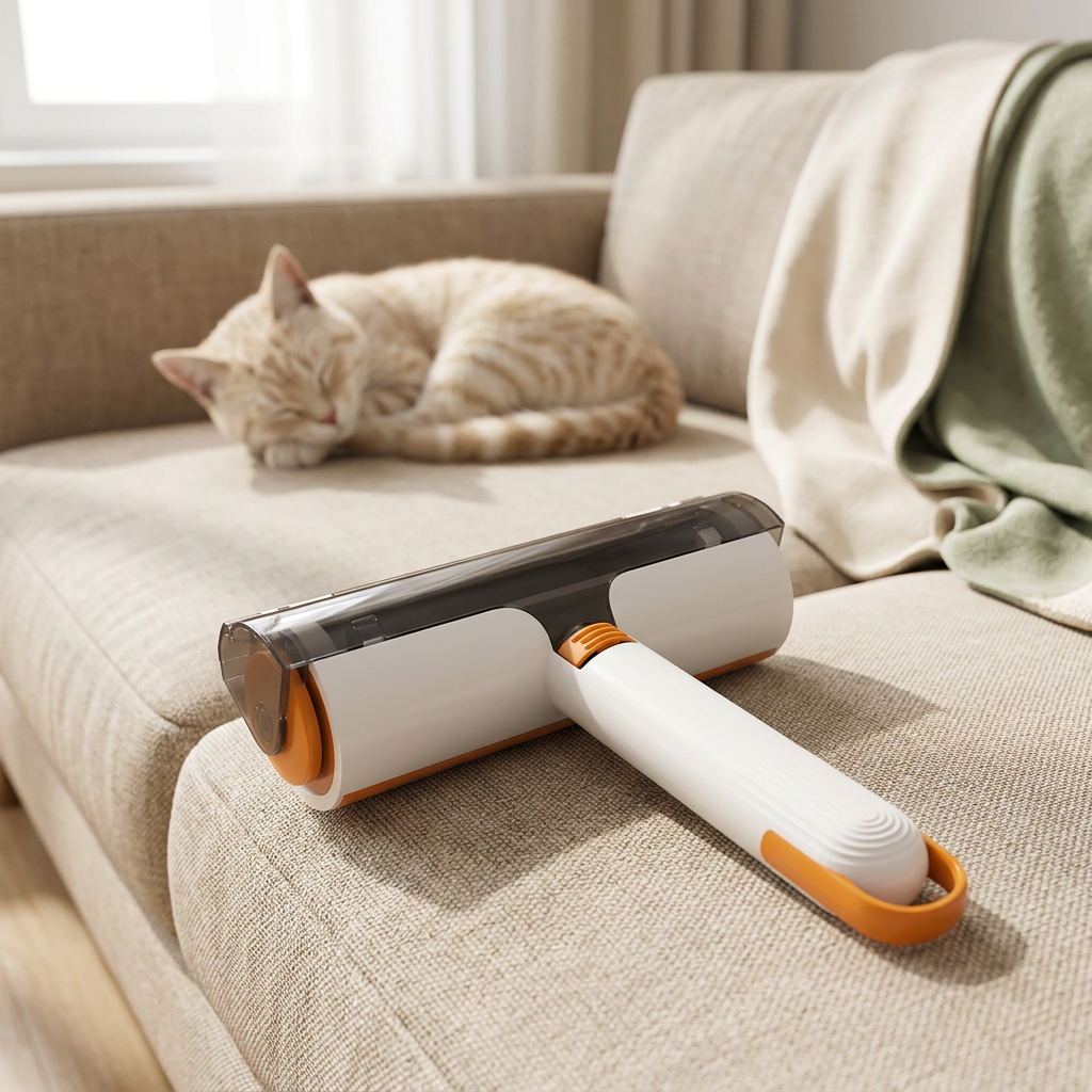Reusable Pet Hair Remover Roller for Sofas and Bedding